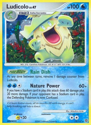 Ludicolo (13/132) [Secret Wonders] Reverse Holofoil - Holo Rare