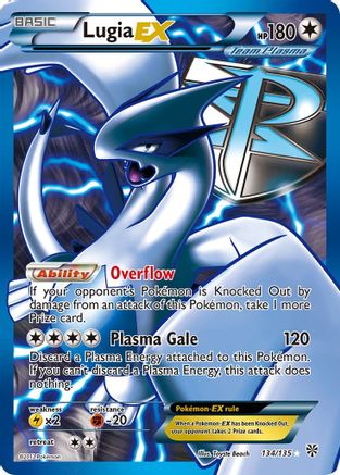 Lugia EX (Team Plasma) (134 Full Art) (134/135) [Plasma Storm] Holofoil - Ultra Rare