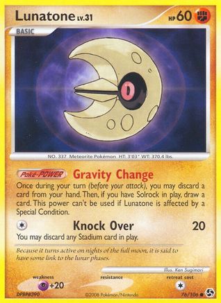 Lunatone (76/106) [Great Encounters] - Common