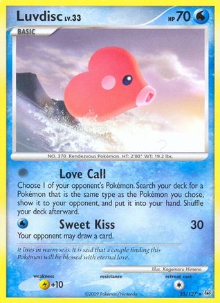 Luvdisc (35/127) [Platinum] Reverse Holofoil - Rare