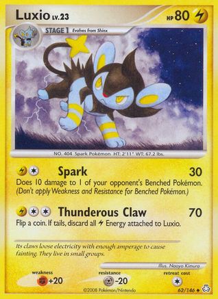 Luxio (62/146) [Legends Awakened] Reverse Holofoil - Uncommon