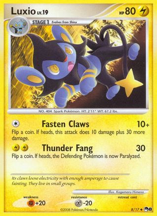Luxio (8/17) [POP Series 8] Holofoil - Uncommon