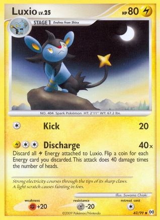 Luxio (043/99) [Arceus] - Uncommon