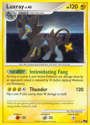 Luxray (3/17) [POP Series 8] - Rare