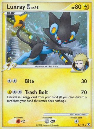 Luxray GL (9/111) [Rising Rivals] Holofoil - Holo Rare
