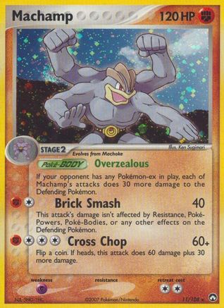 Machamp (011/108) [Power Keepers] Reverse Holofoil - Holo Rare