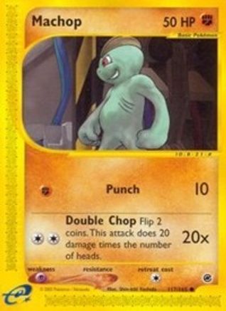Machop (117/165) [Expedition] Reverse Holofoil - Common