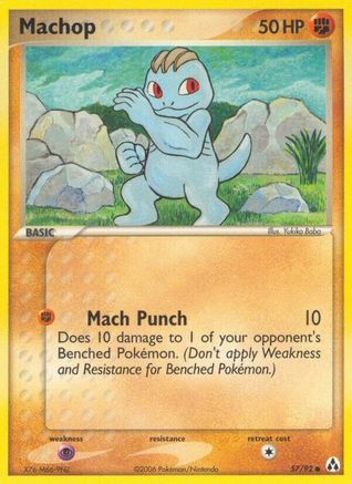 Machop (57/92) [Legend Maker] Reverse Holofoil - Common
