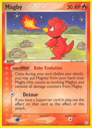 Magby (024/109) [Team Rocket Returns] Reverse Holofoil - Rare