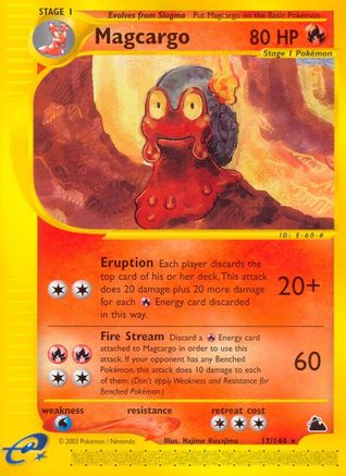 Magcargo (17/144) [Skyridge] - Rare