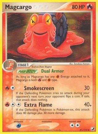 Magcargo (41/115) [Unseen Forces] Reverse Holofoil - Uncommon