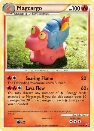Magcargo (6/90) [Undaunted] Holofoil - Holo Rare