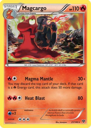 Magcargo (21/146) [XY Base Set] - Rare