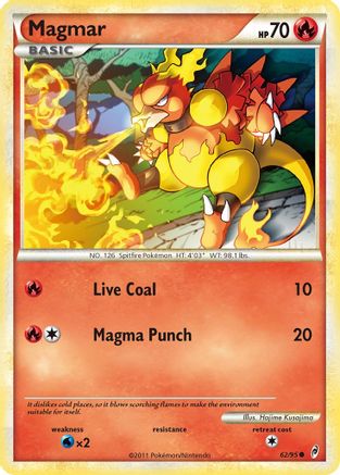 Magmar (062/95) [Call of Legends] Reverse Holofoil - Common