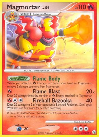 Magmortar (31/132) [Secret Wonders] Reverse Holofoil - Rare