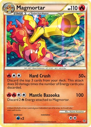 Magmortar (002/95) [Unleashed] Holofoil - Holo Rare