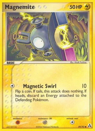 Magnemite (059/92) [Legend Maker] Reverse Holofoil - Common