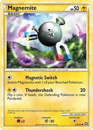 Magnemite (068/102) [Triumphant] Reverse Holofoil - Common