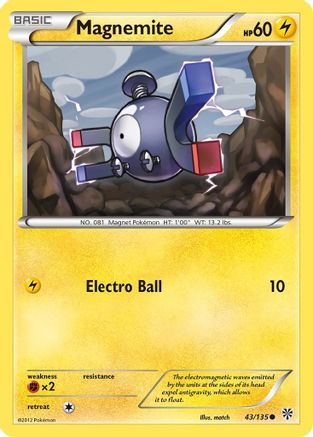 Magnemite (43/135) [Plasma Storm] - Common