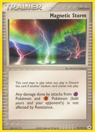 Magnetic Storm (91/101) [Hidden Legends] Reverse Holofoil - Uncommon