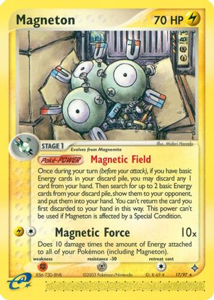 Magneton (017/97) [Dragon] Reverse Holofoil - Rare
