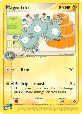 Magneton (035/97) [Dragon] Reverse Holofoil - Uncommon