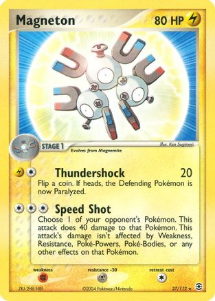Magneton (027/112) [FireRed & LeafGreen] Reverse Holofoil - Rare