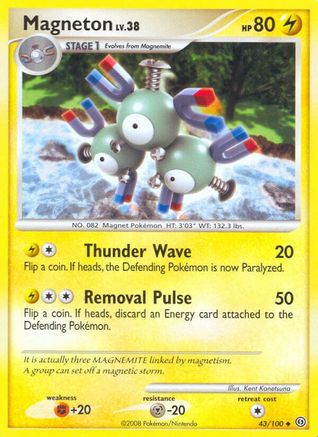 Magneton (43/100) [Stormfront] Reverse Holofoil - Uncommon