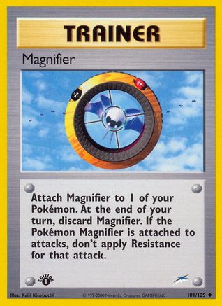 Magnifier (101/105) [Neo Destiny] 1st Edition - Uncommon