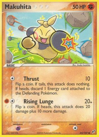 Makuhita (65/107) [Deoxys] Reverse Holofoil - Common