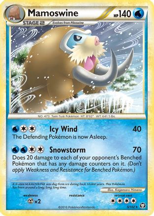 Mamoswine (005/102) [Triumphant] Holofoil - Holo Rare