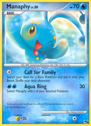 Manaphy (003/17) [POP Series 6] Holofoil - Rare