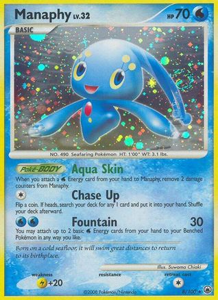 Manaphy (8/100) [Majestic Dawn] Holofoil - Holo Rare