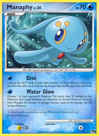 Manaphy (2/17) [POP Series 9] - Rare