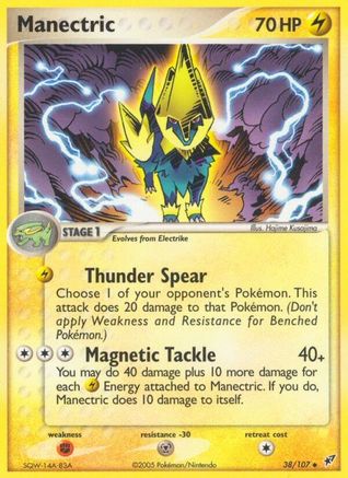 Manectric (38/107) [Deoxys] - Uncommon