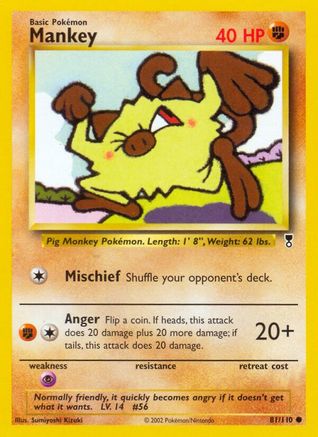 Mankey (081/110) [Legendary Collection] Reverse Holofoil - Common
