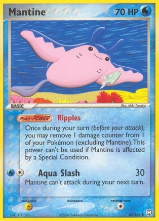 Mantine (045/109) [Team Rocket Returns] Reverse Holofoil - Uncommon