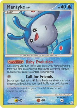 Mantyke (055/130) [Diamond and Pearl] Reverse Holofoil - Uncommon