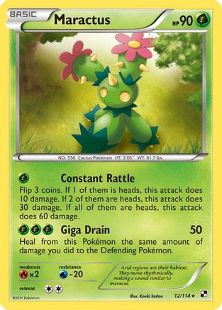Maractus (12/114) [Black and White] - Rare