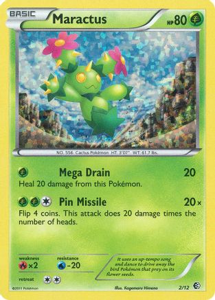 Maractus (2/012) [McDonalds Promos 2011] Holofoil - Promo