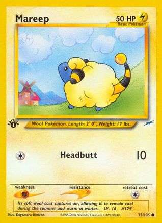 Mareep (075/105) [Neo Destiny] 1st Edition - Common