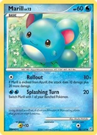Marill (088/130) [Diamond and Pearl] Reverse Holofoil - Common