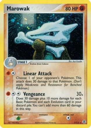 Marowak (7/112) [FireRed & LeafGreen] Reverse Holofoil - Holo Rare