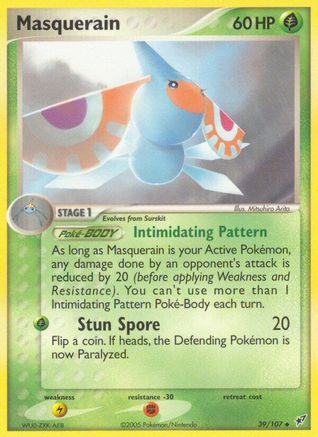 Masquerain (39/107) [Deoxys] Reverse Holofoil - Uncommon