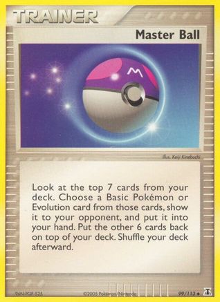 Master Ball (099/113) [Delta Species] Reverse Holofoil - Uncommon