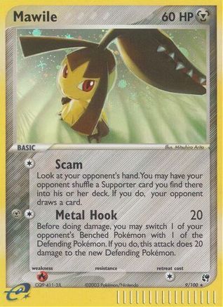 Mawile (9/100) [Sandstorm] Reverse Holofoil - Holo Rare