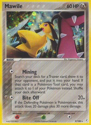 Mawile (9/100) [Crystal Guardians] Holofoil - Holo Rare