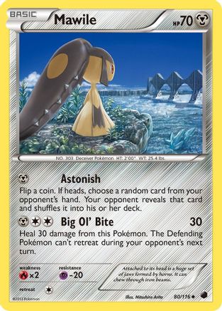 Mawile (80/116) [Plasma Freeze] Reverse Holofoil - Uncommon