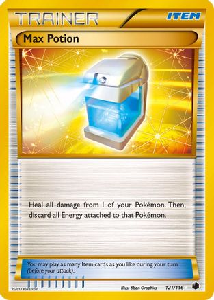 Max Potion (121 Secret Rare) (121/116) [Plasma Freeze] Holofoil - Secret Rare