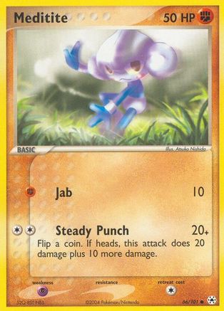Meditite (66/101) [Hidden Legends] Reverse Holofoil - Common